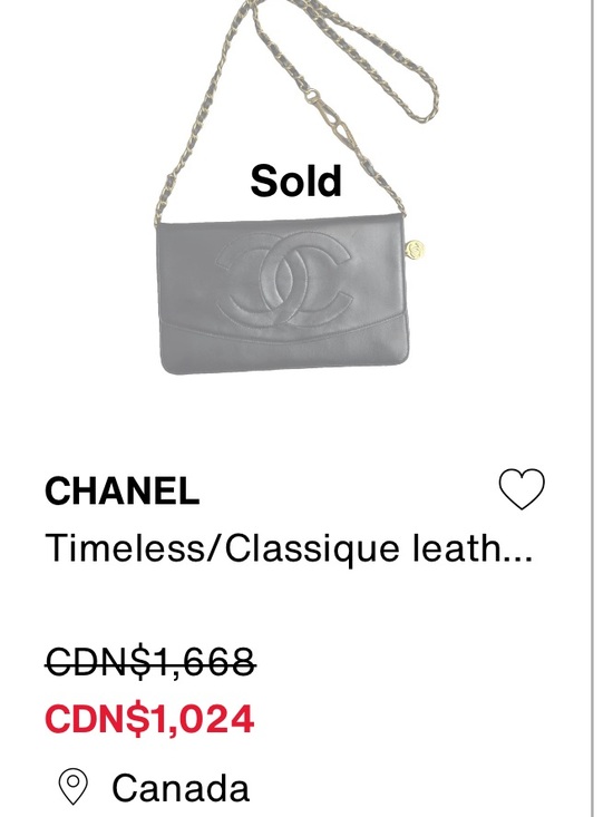 CHANEL Handbags - ❌SOLD❌Chanel CC Lambskin Wallet Clutch Black Gold Pristine WOC StyleAuthenticate
